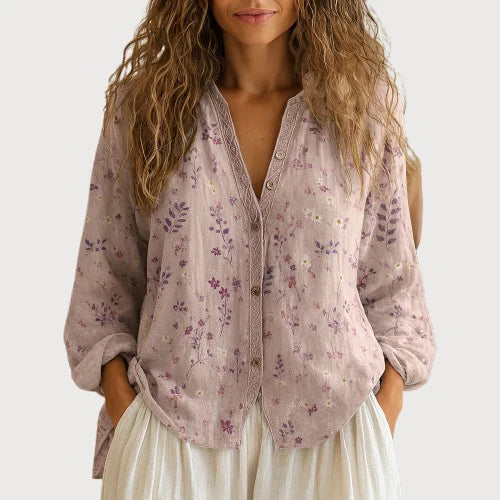 Botanical Print Blouse