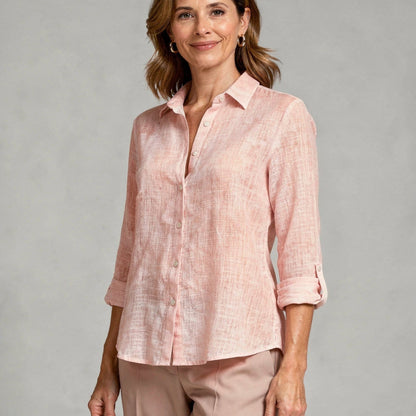 Lightweight Cotton Blend Blouse
