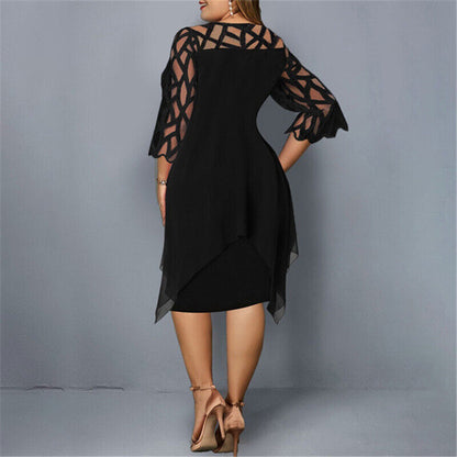 Chic Cutout Midi Dress
