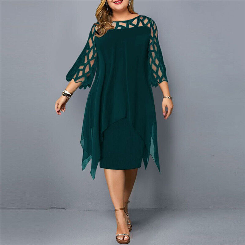 Chic Cutout Midi Dress
