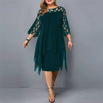 Chic Cutout Midi Dress