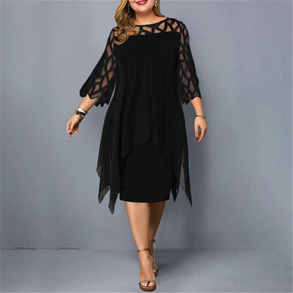Chic Cutout Midi Dress