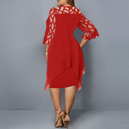 Chic Cutout Midi Dress