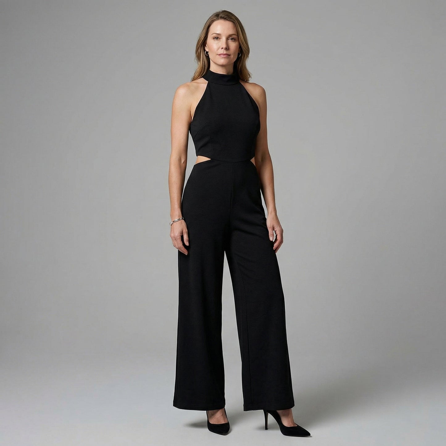 Chic Jumpsuit Halter Neck