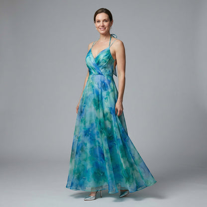 Airy Floral Maxi Dress