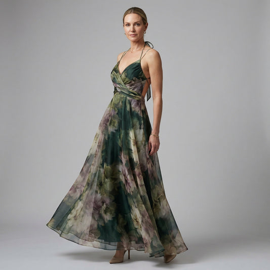 Airy Floral Maxi Dress