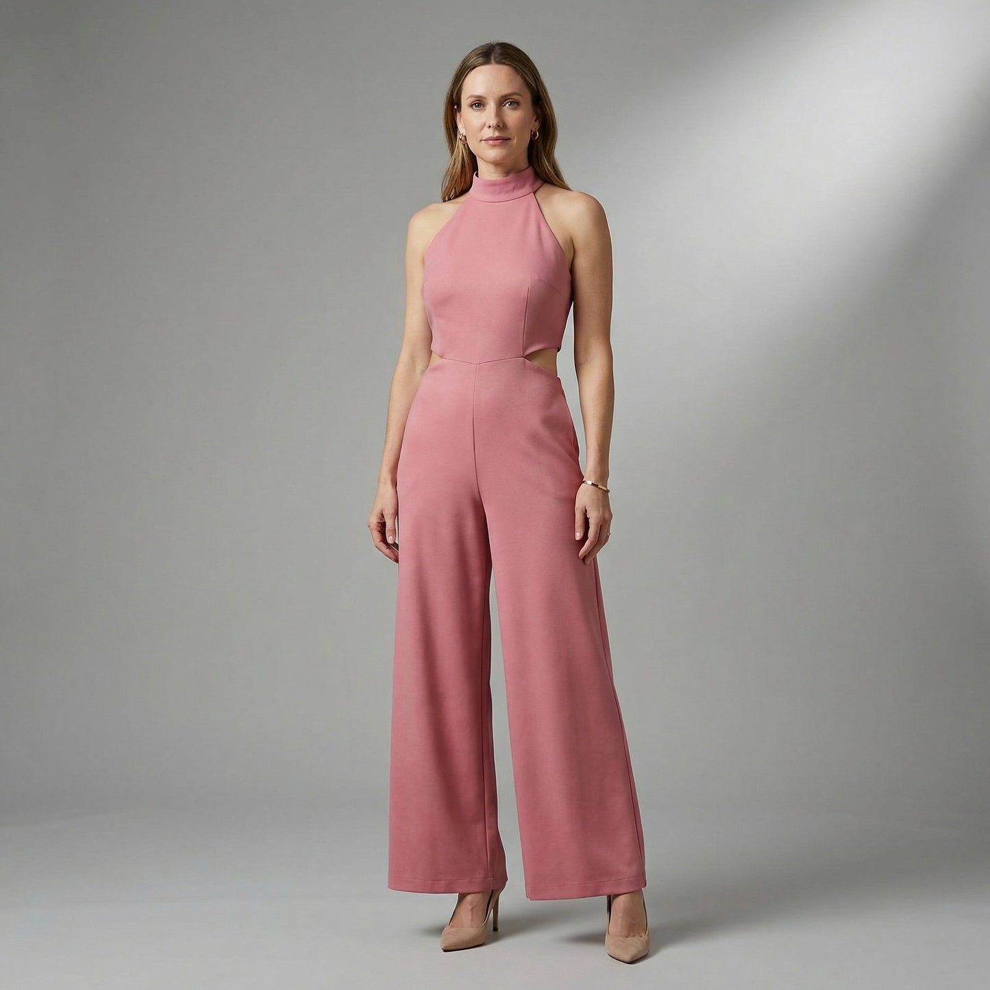 Chic Jumpsuit Halter Neck
