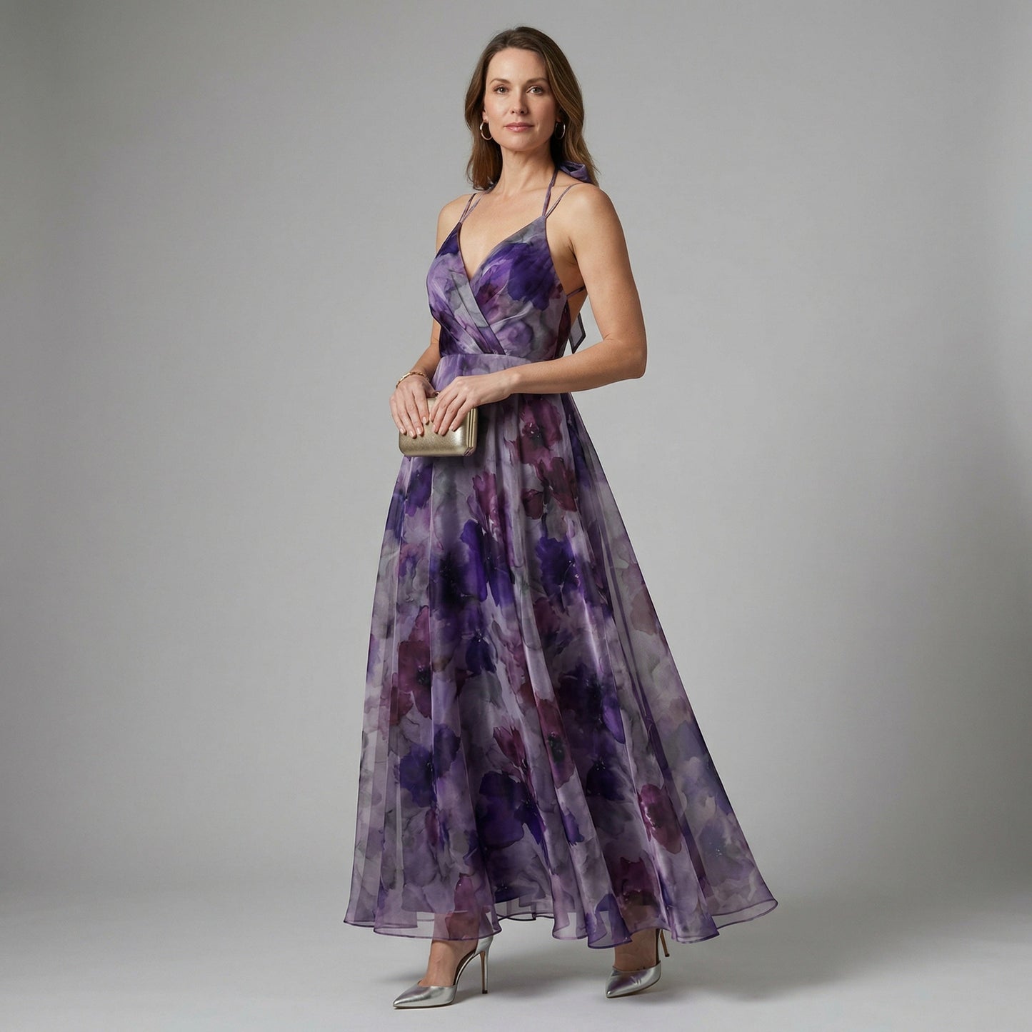 Airy Floral Maxi Dress