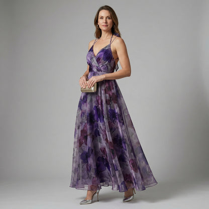 Airy Floral Maxi Dress