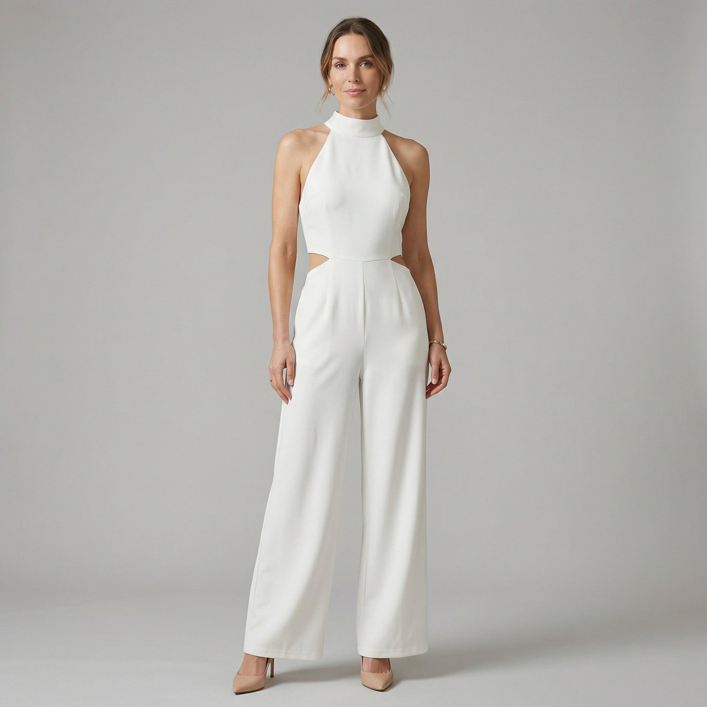 Chic Jumpsuit Halter Neck