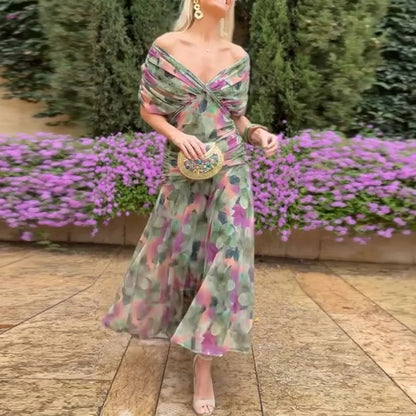 Whimsical Flowing Maxi Dress