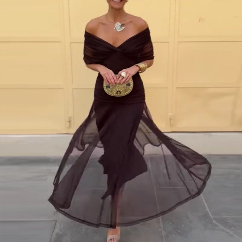 Whimsical Flowing Maxi Dress