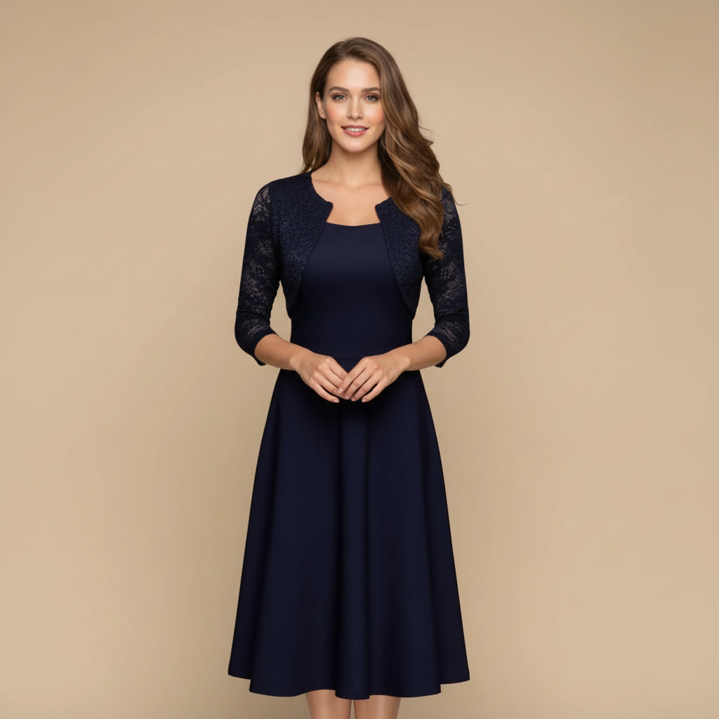 Chic Aline Midi Dress