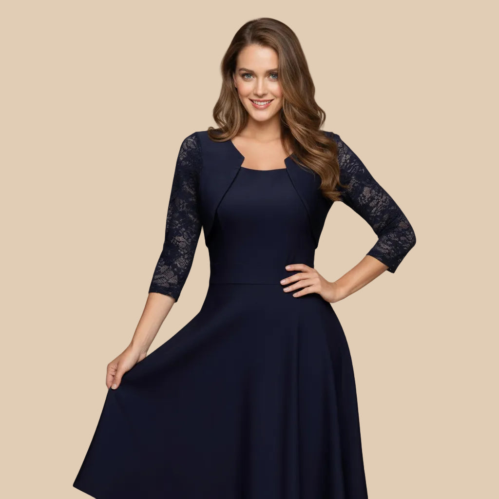 Chic Aline Midi Dress
