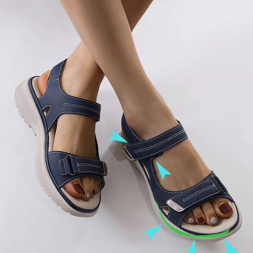 Comfortable Walking Sandals with Shock Absorbing Cushioning