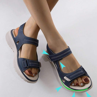 Comfortable Walking Sandals with Shock Absorbing Cushioning